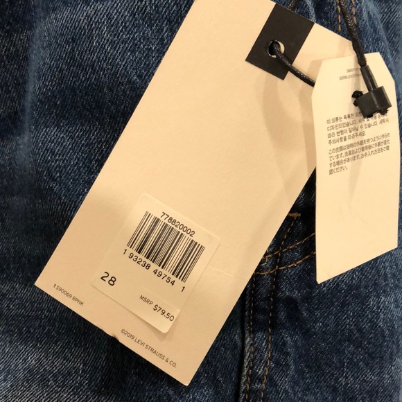 Levi’s High Rise Deconstructed Button Fly Skirt - Picture 6 of 11